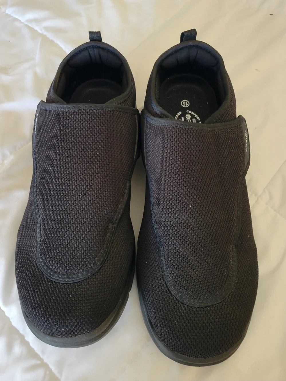 Men's Black Slip-On Comfort Loafers